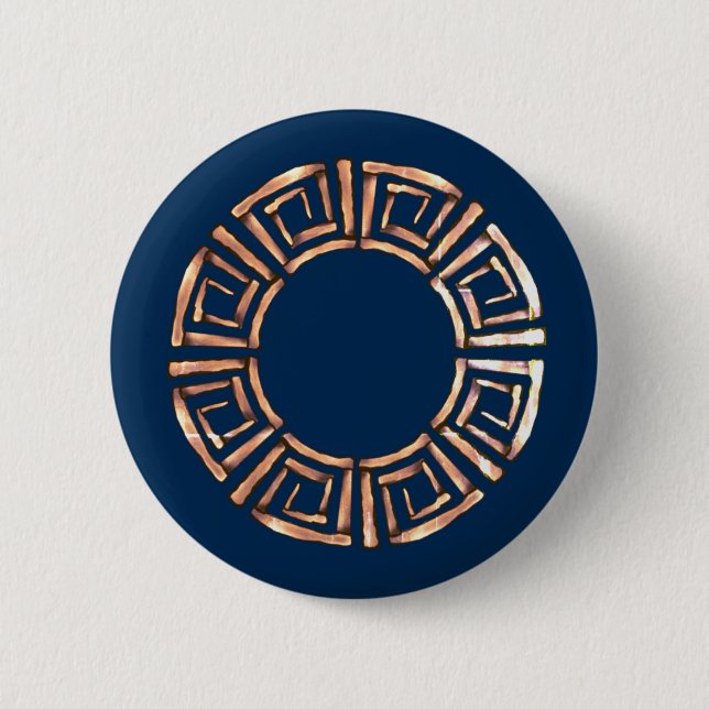 Greek Design Button (Front)