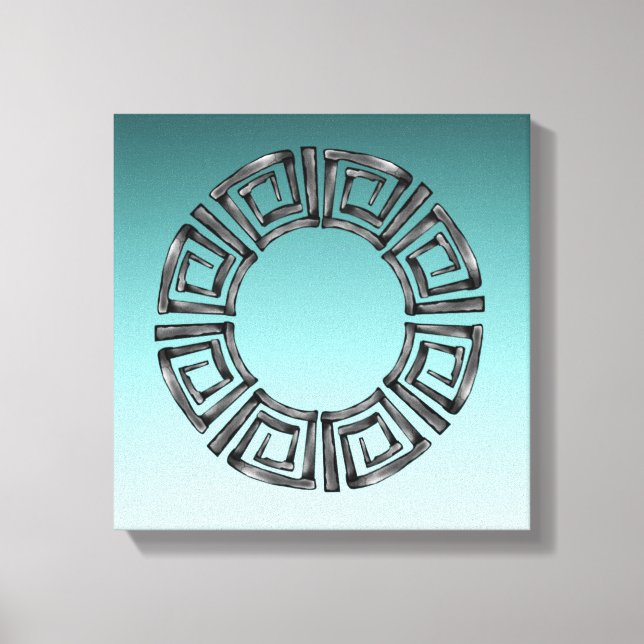 Greek Design Canvas Print (Front)