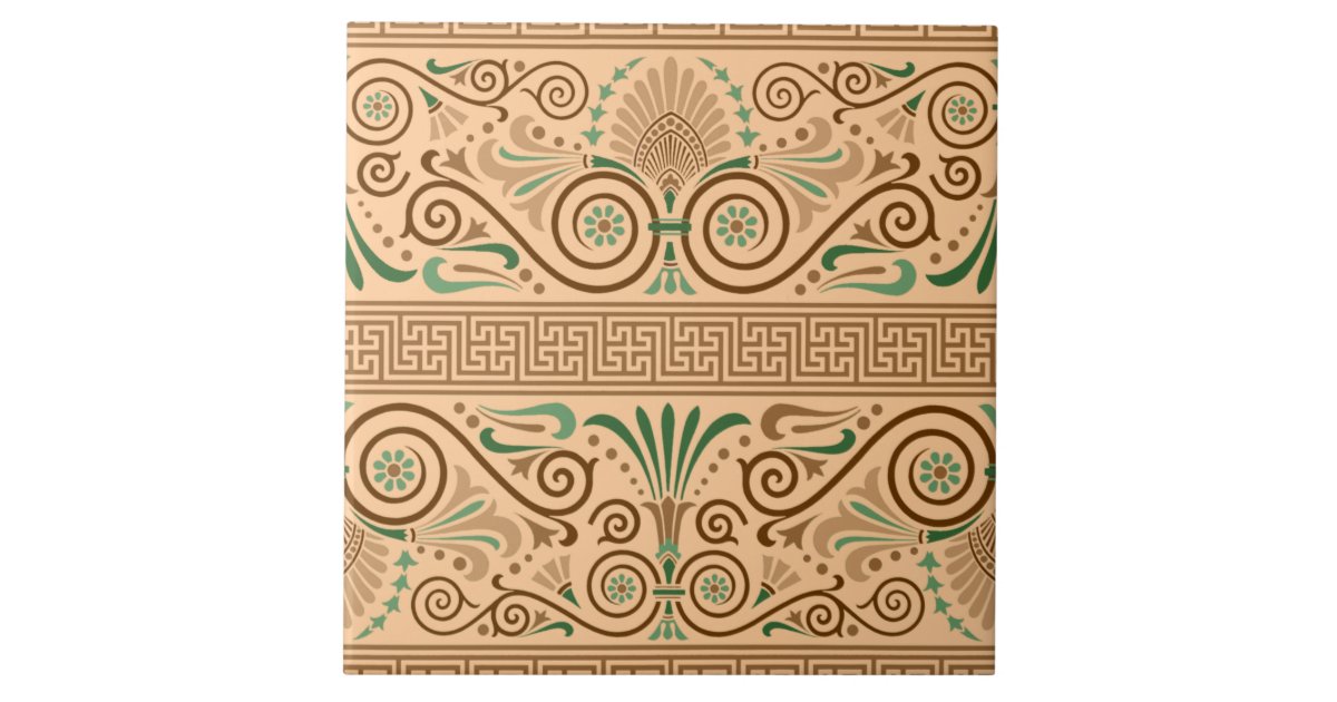 Greek Design Ceramic Tile | Zazzle