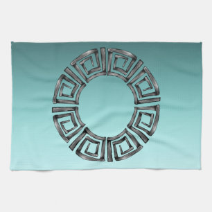 Greek Design Kitchen Towel