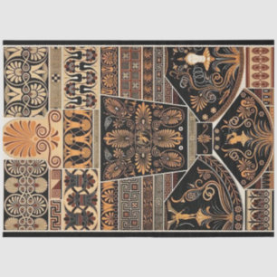 Greek design pattern decoupage paper