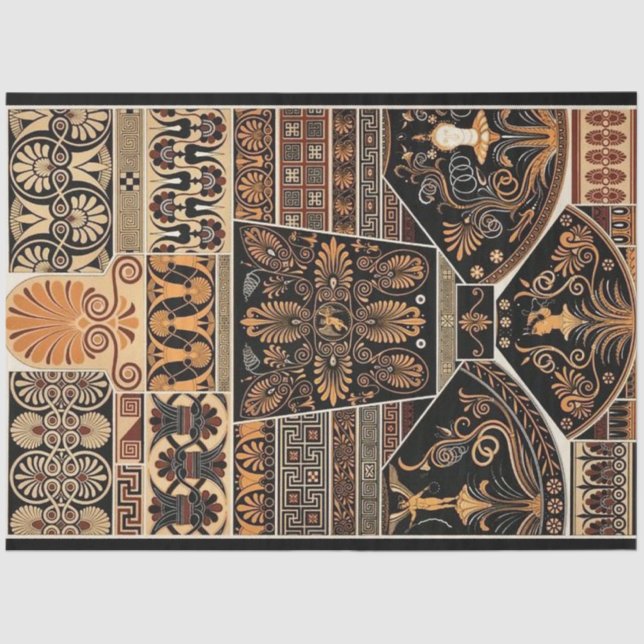 Greek design pattern decoupage paper (Front)