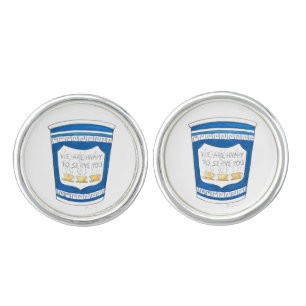 Greek Diner Coffee Happy to Serve You Cufflinks