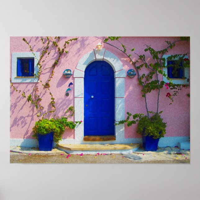 Greek Door Nº3 Poster (Front)