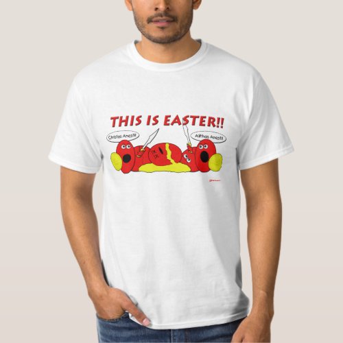 Greek Easter Eggs _ Spartan Style T_Shirt