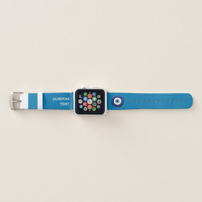 Greek Evil Eye Apple Watch Band (Front)