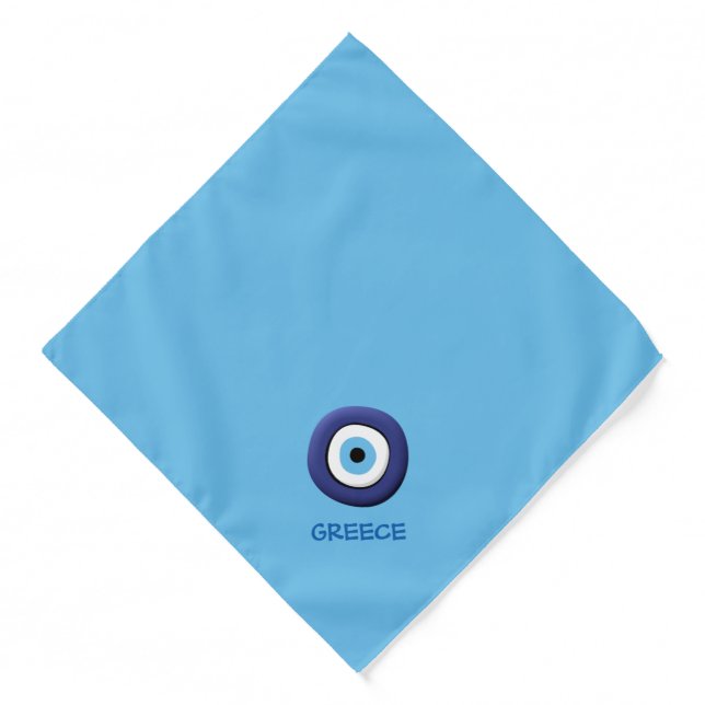 Greek Evil Eye Bandana (Front)