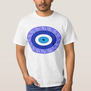 Greek Evil Eye Blue T-shirt by hennabyjessica at Zazzle