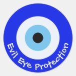 Greek Evil Eye Classic Round Sticker