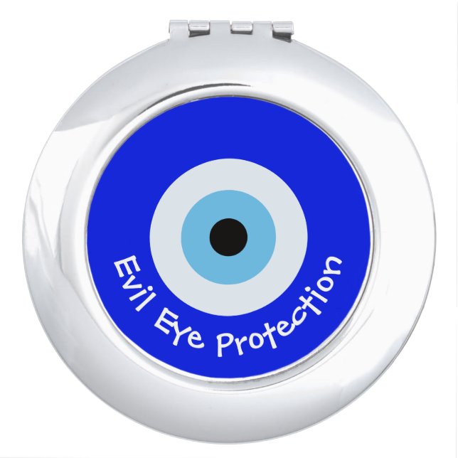 Greek Evil Eye Compact Mirror (Front)