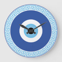 Greek Evil Eye In Greek Key
