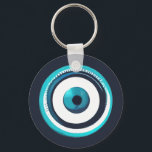 Greek Evil Eye  Keychain<br><div class="desc">Embrace the power of the Evil Eye and invite positivity into your life with this enchanting Evil Eye Keychain.</div>
