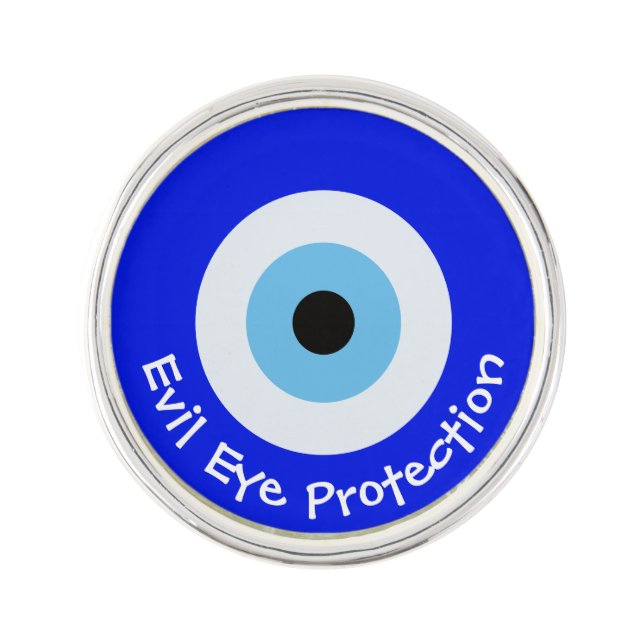 Greek Evil Eye Lapel Pin (Front)