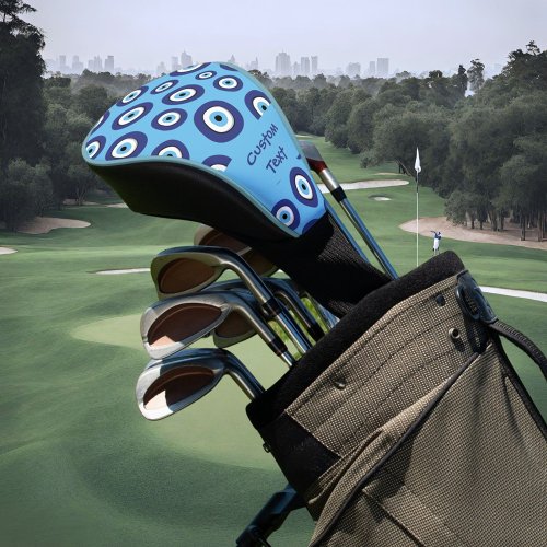 Greek Evil Eye Pattern Golf Head Cover