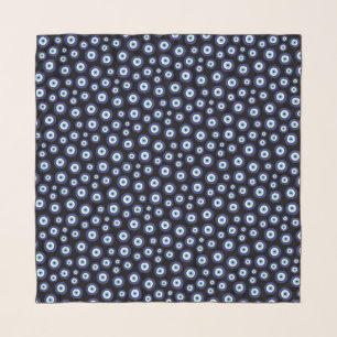 Greek Evil Eye Pattern Scarf