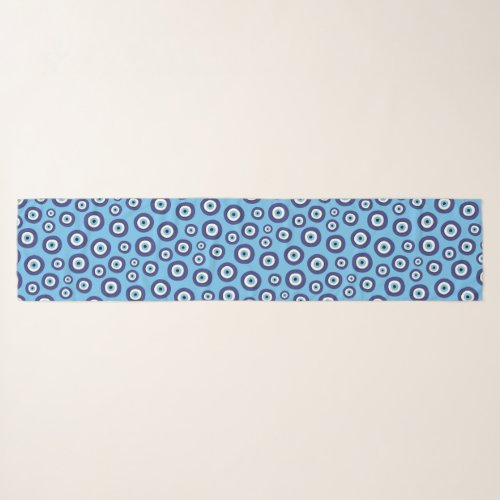 Greek Evil Eye Pattern Scarf