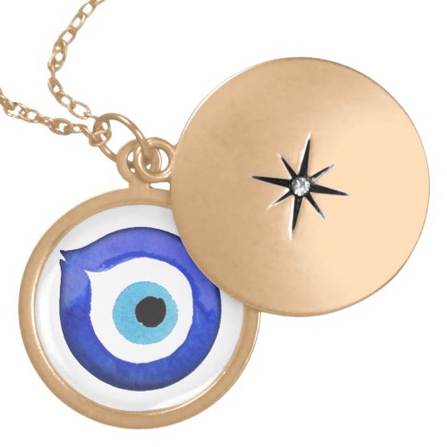Greek Evil Eye Pendant Necklace Mati Nazar Charm
