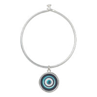 Greek Evil Eye Silver Charm