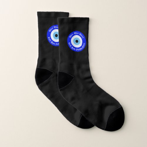 Greek Evil Eye Socks