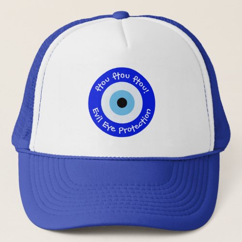 Greek Evil Eye Trucker Hat