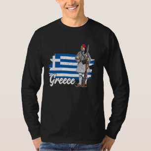 Greek evzone shoes Athens costume souvenir tsolias T-Shirt
