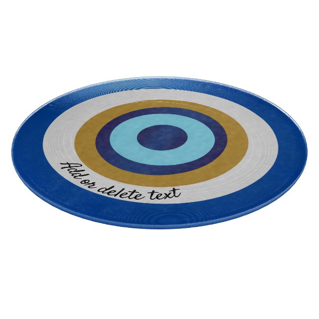 Greek Eye Design Just Add Text Cutting Board (Corner)