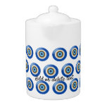 Greek Eye Design Just Add Text  Teapot