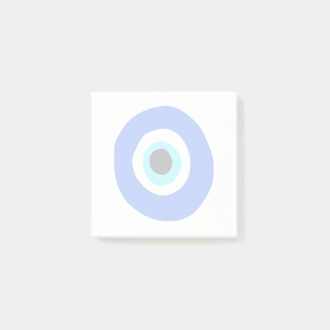 Greek Eye Lucky Symbol Post-it Notes (Front)