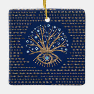 Greek Eye Tree - Mati Mataki - Matiasma Ceramic Ornament