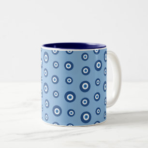 Greek Eye Two-Tone Coffee Mug