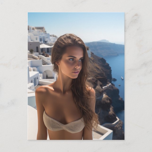 Greek Fashion Photography Postcard (Front)