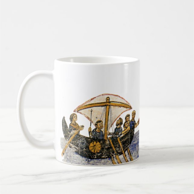 Greek Fire Coffee Mug (Left)