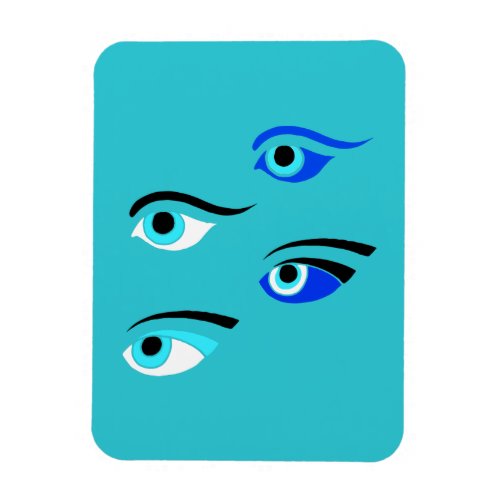 Greek Fishing Boat Evil Eye Symbols Magnet