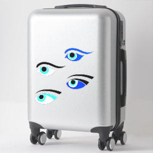 Greek Fishing Boat Eyes Sticker