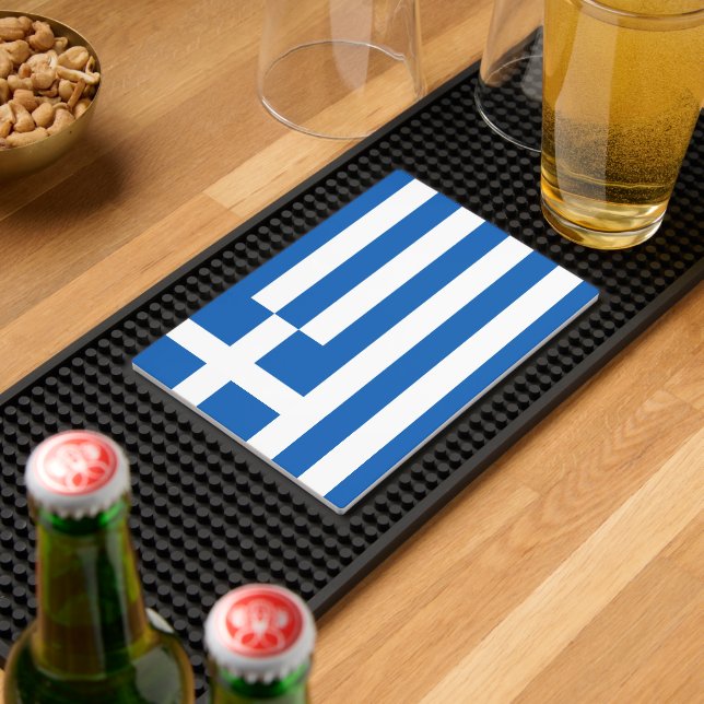 Greek Flag Bar Mat (Insitu (Bar 2))
