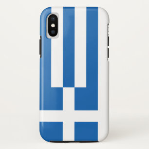 Greek Flag iPhone X Case