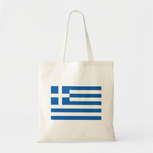 Greek flag custom tote bag party favor gift