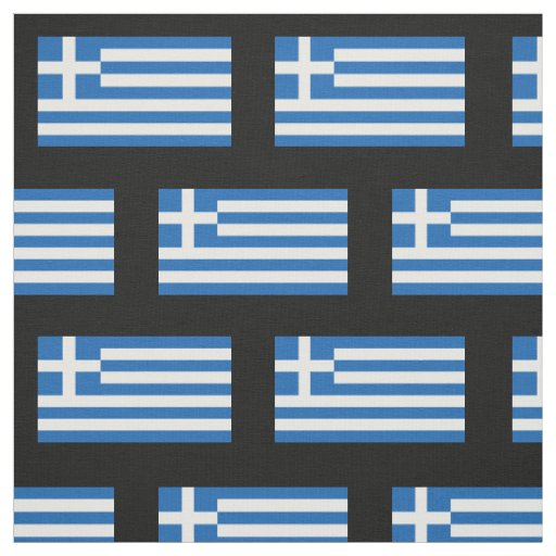 Greek Flag Fabric