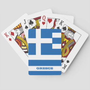 Greek Flag Games, Greece Playing Cards