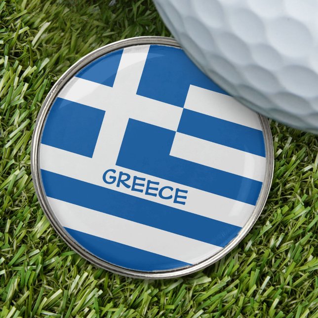 Greek Flag Golf Ball Marker (Creator Uploaded)