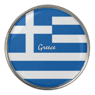 Greek Flag Golf Ball Marker, Greece Marker