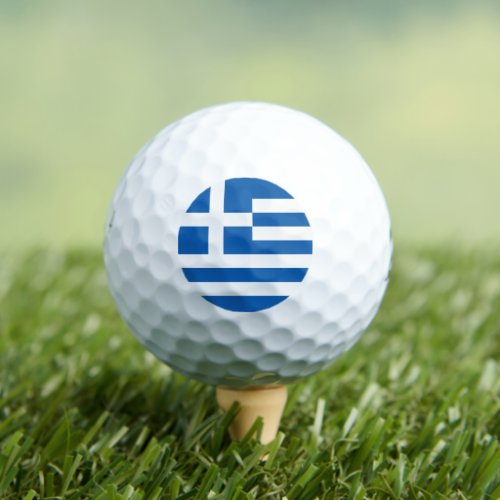 Greek Flag Golf Balls