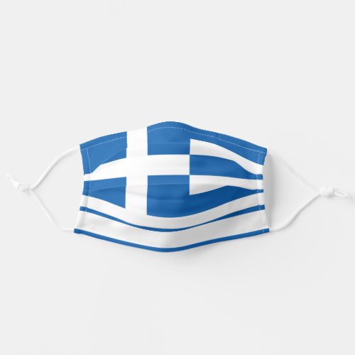 Greek Flag Greece Adult Cloth Face Mask
