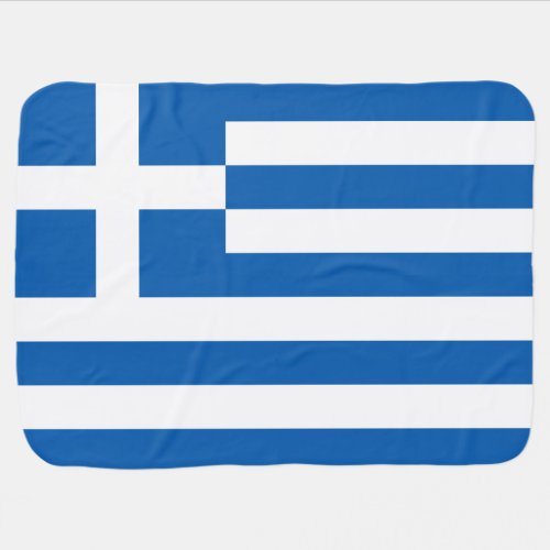 Greek Flag Greece Baby Blanket