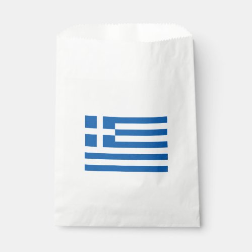 Greek Flag Greece Favor Bag