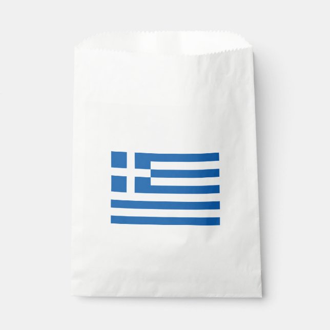 Greek Flag (Greece) Favor Bag (Front)