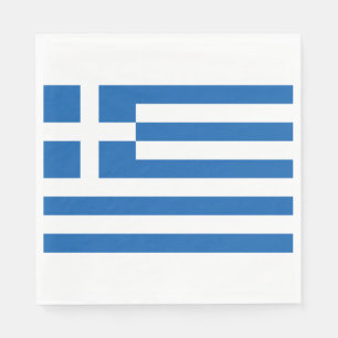 Greek Flag (Greece) Napkins