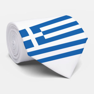 Greek Flag (Greece) Neck Tie
