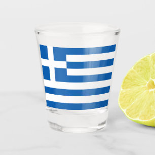 Greek Flag (Greece) Shot Glass