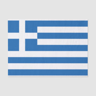 Greek Flag (Greece) Tissue Paper